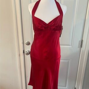 Nine West Red Halter Dress